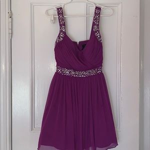 Purple elegant dress